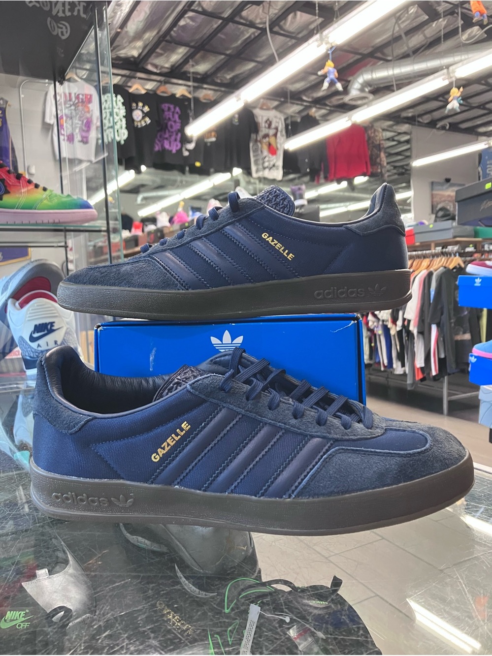 Adidas Gazelle Indoor College Navy Gum Size 9